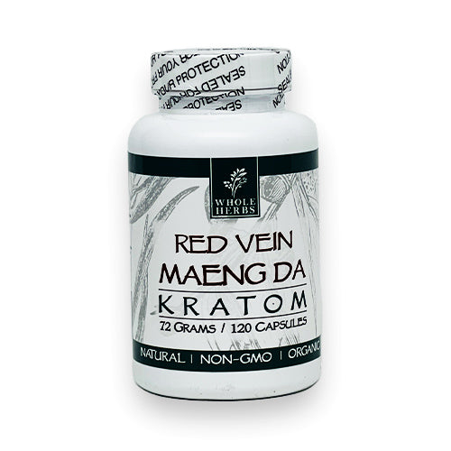 WHOLE HERBS KRATOM CAPSULE-WHOLE HERBS - RED MAENG DA 72G, 120CAPS