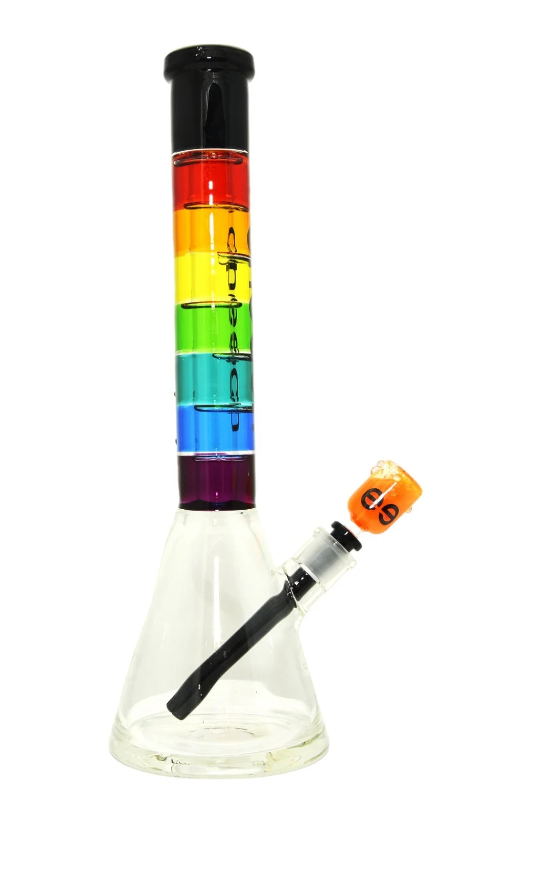 17.5″ Cheech Rainbow Glycerin Beaker (CH-B134)