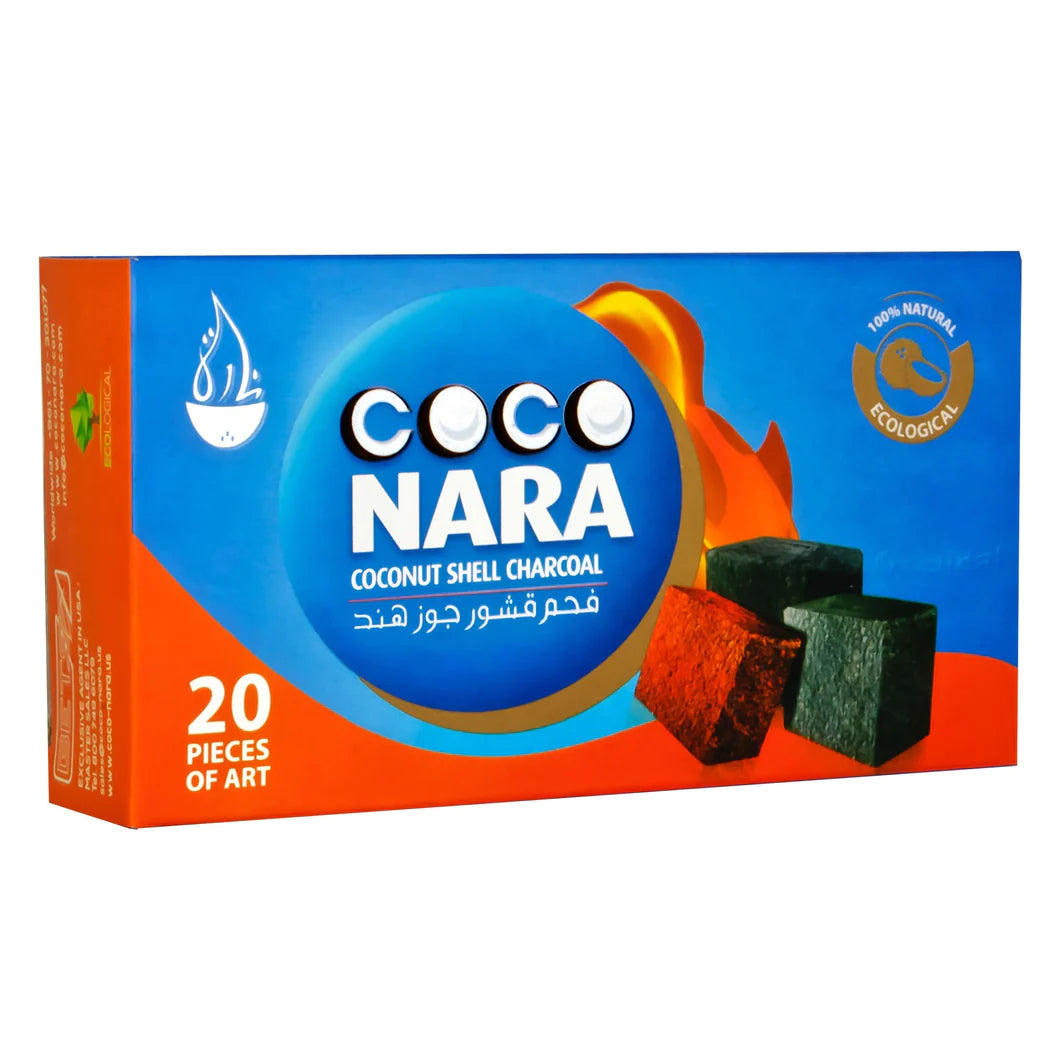 COCONARA HOOKAH CHARCOAL-COCONARA - COCONUT 20PCS. 0.25KG