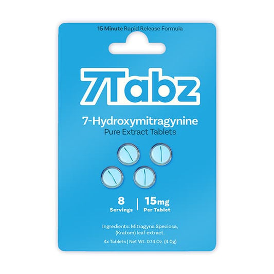 7tabz 15mg, 4ct/pack (10pack/box)