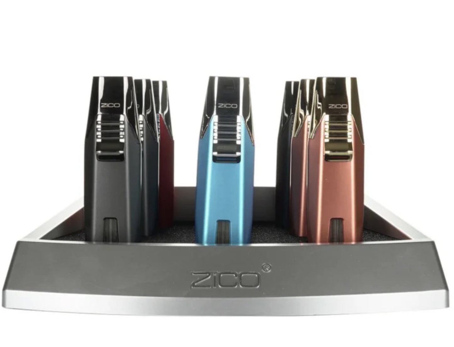 Lighter Display-Zico – ZD97 Double Flame Torch (9pc/display)