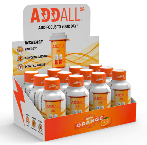 MOOD BOOSTER SUPPLEMENTS-MOOD BOOSTER - ADDALL XR ORANGE SHOTS 750MG, 12PC/BOX