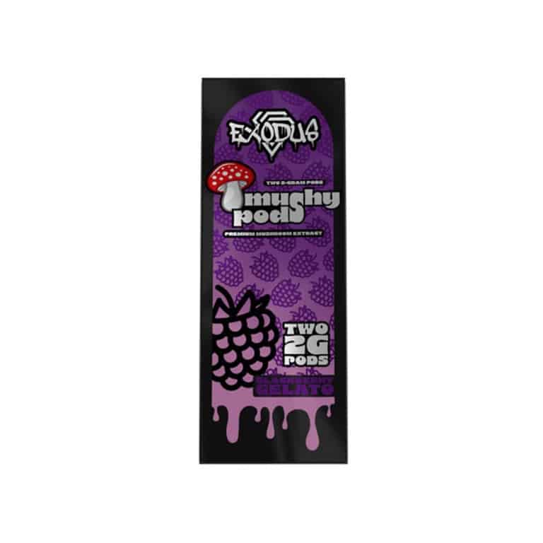 Mushy Pods Refill Pack, Blackberry Gelato, 2pc/pack 2g (5pack/box )