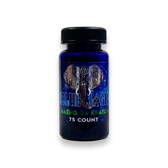 BLUE MAGIC KRATOM CAPSULE-BLUE MAGIC - GREEN MAENG DA, 75CT