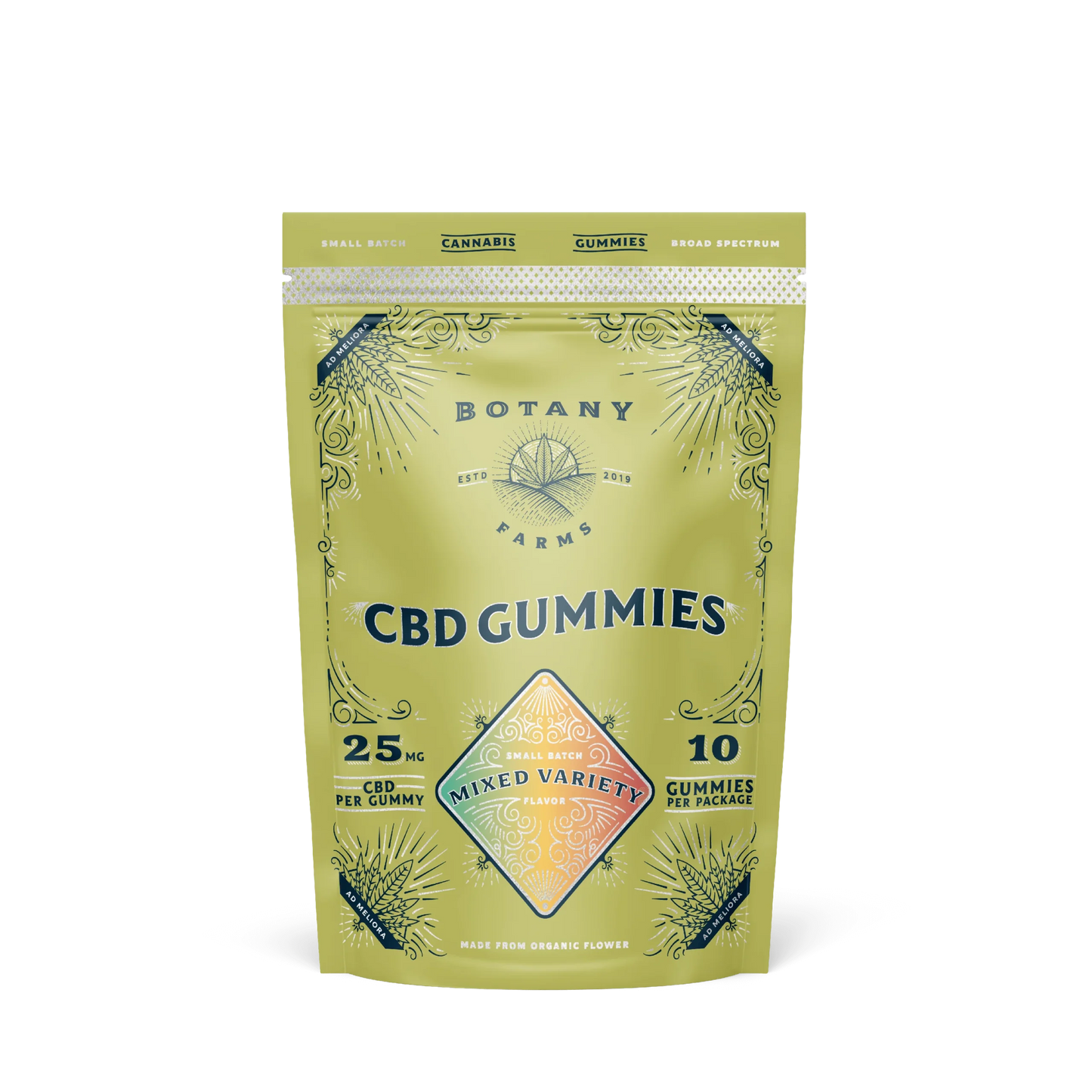 CBD Edibles-Botany Farms – CBD Gummies 250mg 10pc/bag