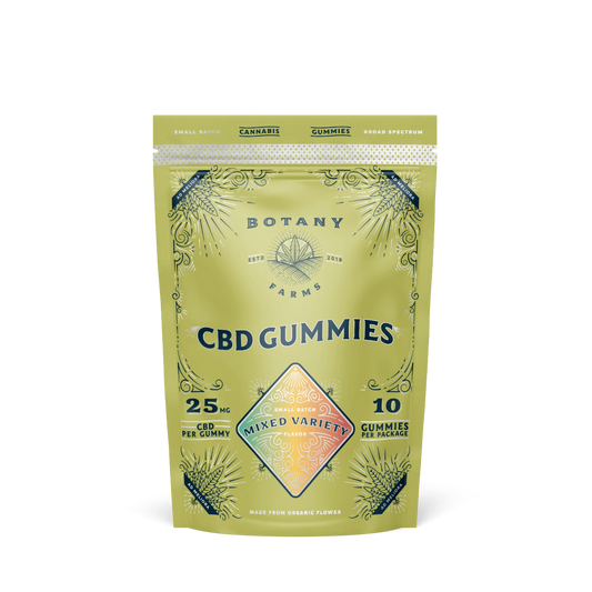 CBD Edibles-Botany Farms – CBD Gummies 250mg 10pc/bag