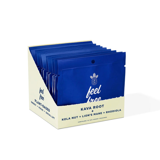 Feel Free Kava Roots, 6pc/pack (12pack/box)