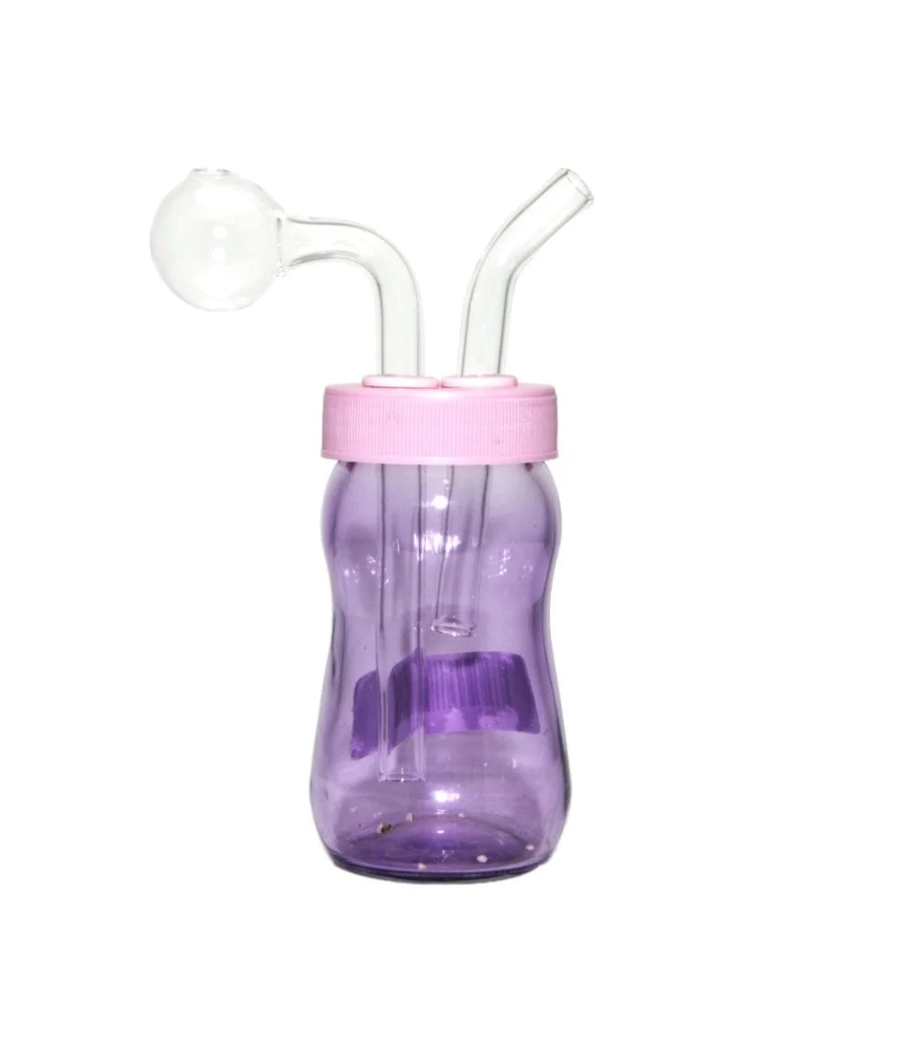 Glass Oil Burner Oil Bottle, Small, Variety Color[4inches]