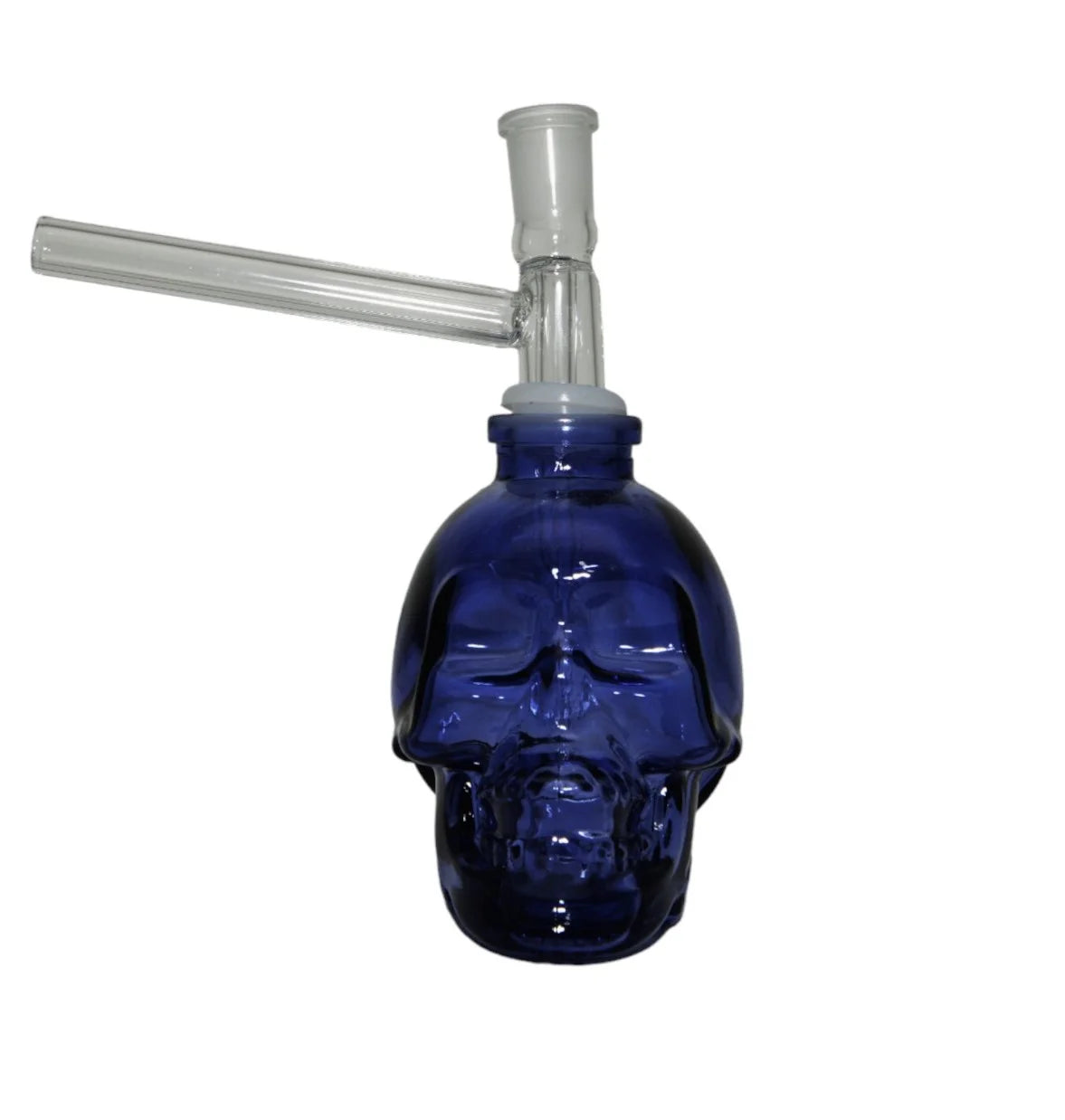 Glass Oil Burner Skull Head, Small, Variety Color [4inches]