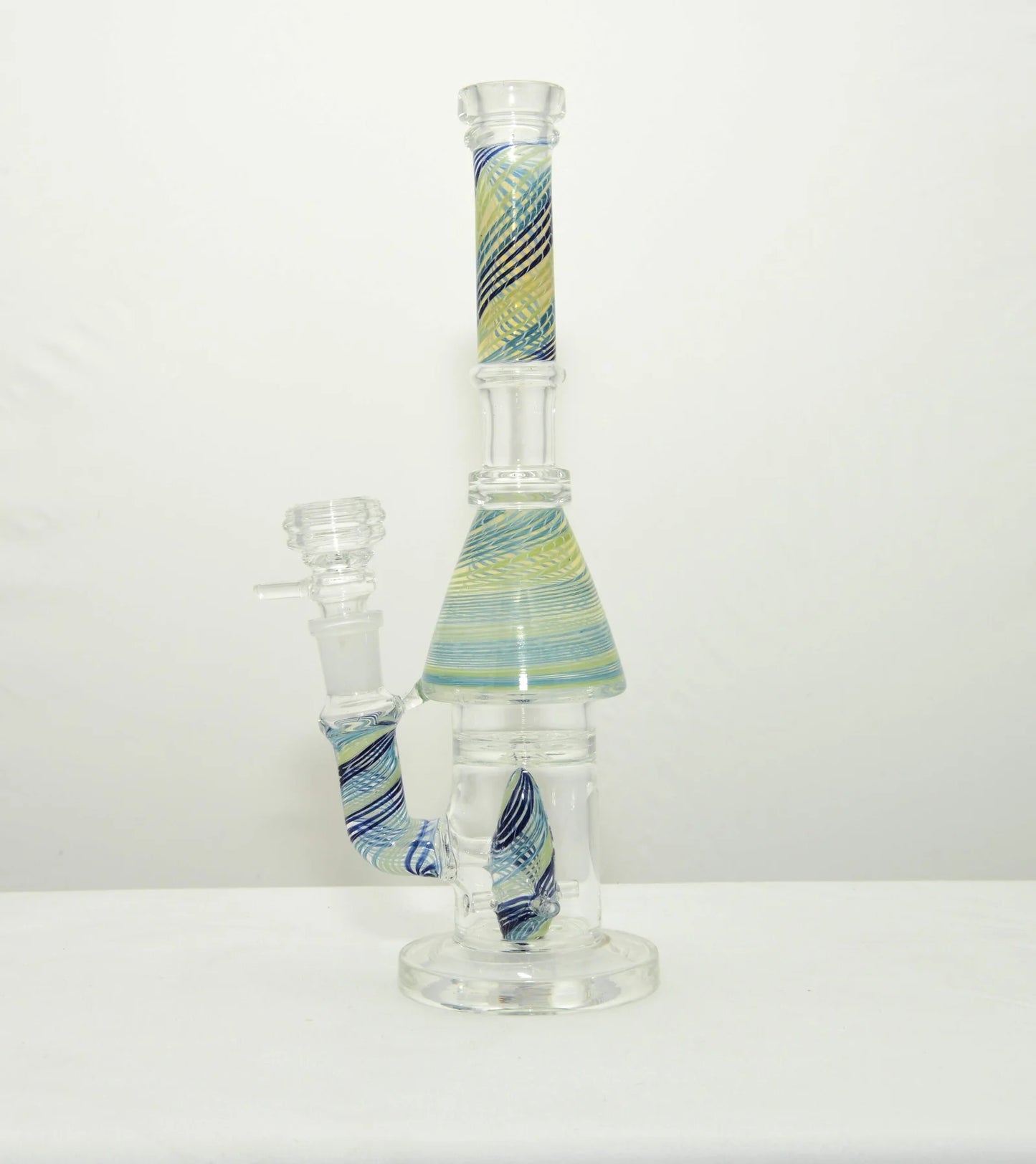 Glass WP YD352 Inside Twisting Hand Made 12in