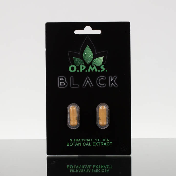 OPMS KRATOM CAPSULE-OPMS - BLACK, 2CT/PACK (10PACK/BUNDLE)