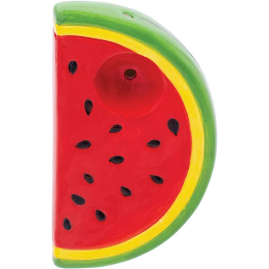 Pipe Hand-Wacky Bowlz – Ceramic Spoon 3.5inch, Watermelon Slize