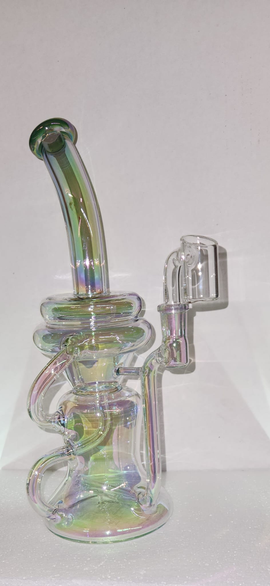 CRYSTAL PIPE WATER-CRYSTAL - GLASS WP SG316 GREENISH