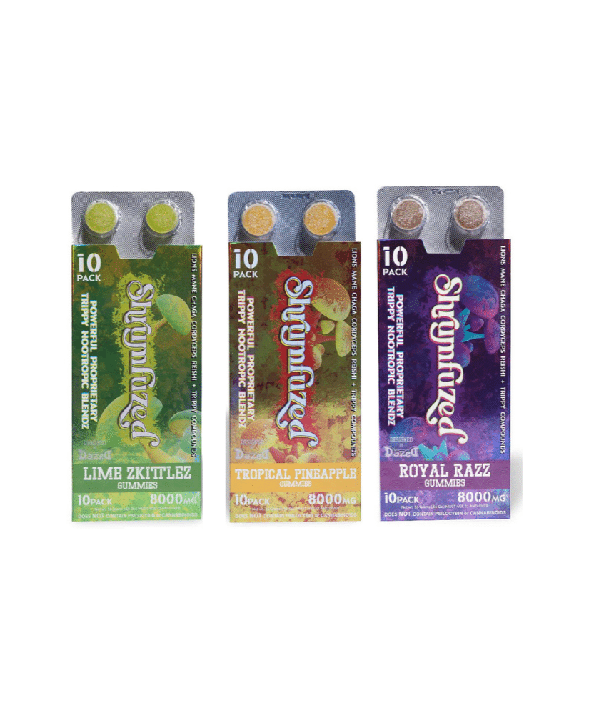 Mushroom Edibles-Shrumfuzed – Gummies (10pc/5pack)