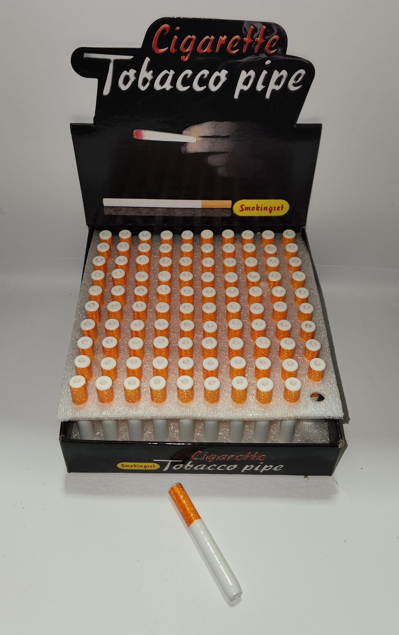 GENERIC ONE HITTER-GENERIC - METAL CIG SHORT, 100PCS/DISPLAY