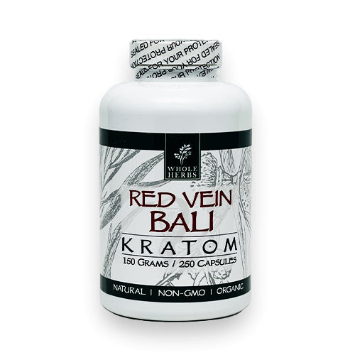 WHOLE HERBS KRATOM CAPSULE-WHOLE HERBS - RED BALI 150G, 250CAPS