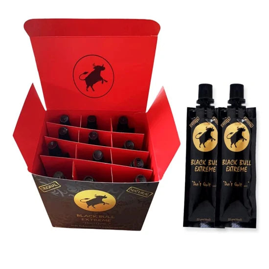 SENSUAL SUPPLEMENTS-SENSUAL - BLACK BULL EXTREME, MALE ENHANCEMENT SUPPLEMENTS, 12PC/BOX