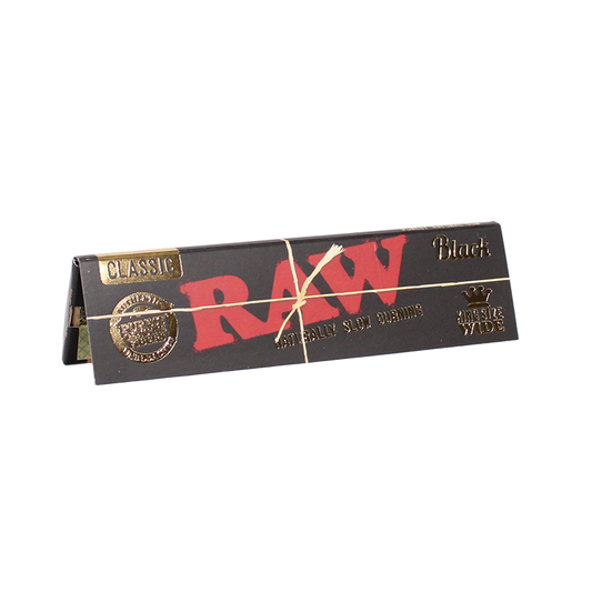 RAW PAPER-RAW - CLASSIC BLACK KING SIZE SLIM, 50PC/BOX