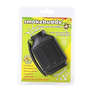 SMOKE BUDDY AIR FILTER-SMOKE BUDDY - JR BLACK