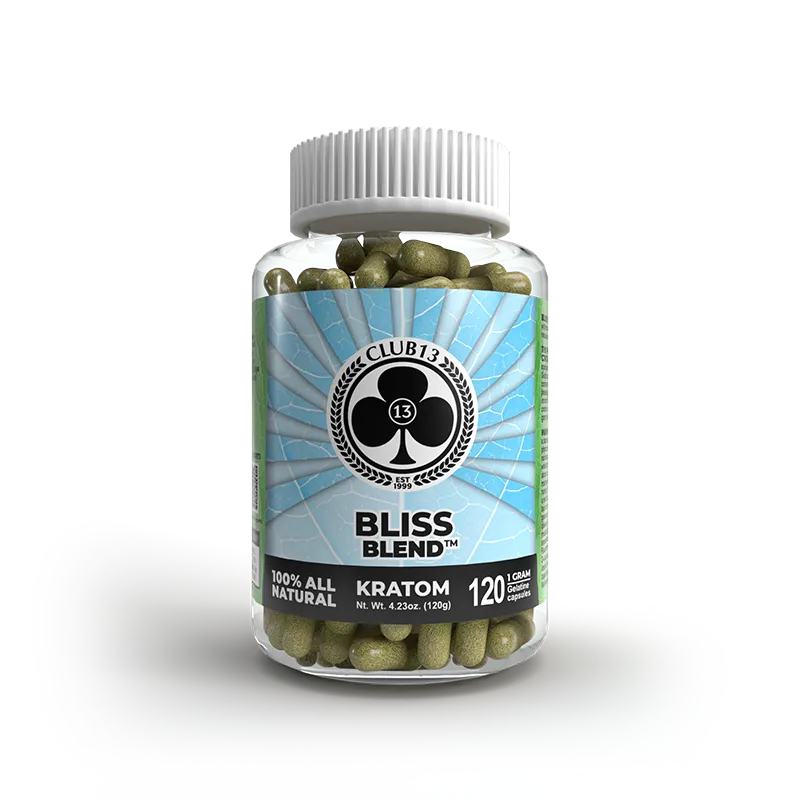 CLUB 13 KRATOM CAPSULE-CLUB 13 - BLISS BLEND, 25MG