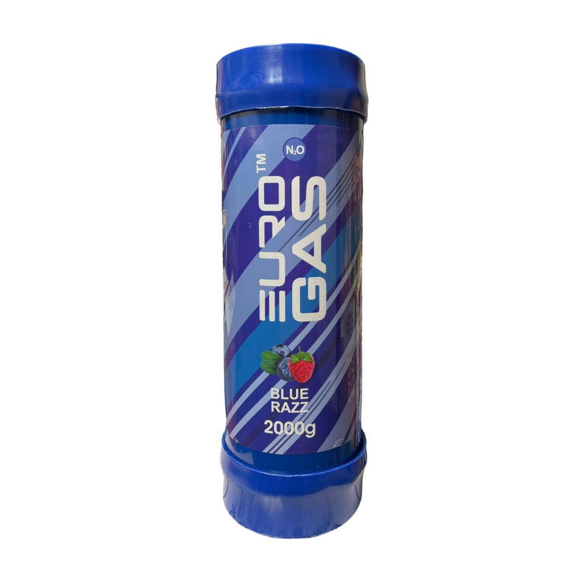 Cream Chargers-Euro Gas - 3.3L-2000g, Blue Razz (2pc/box)