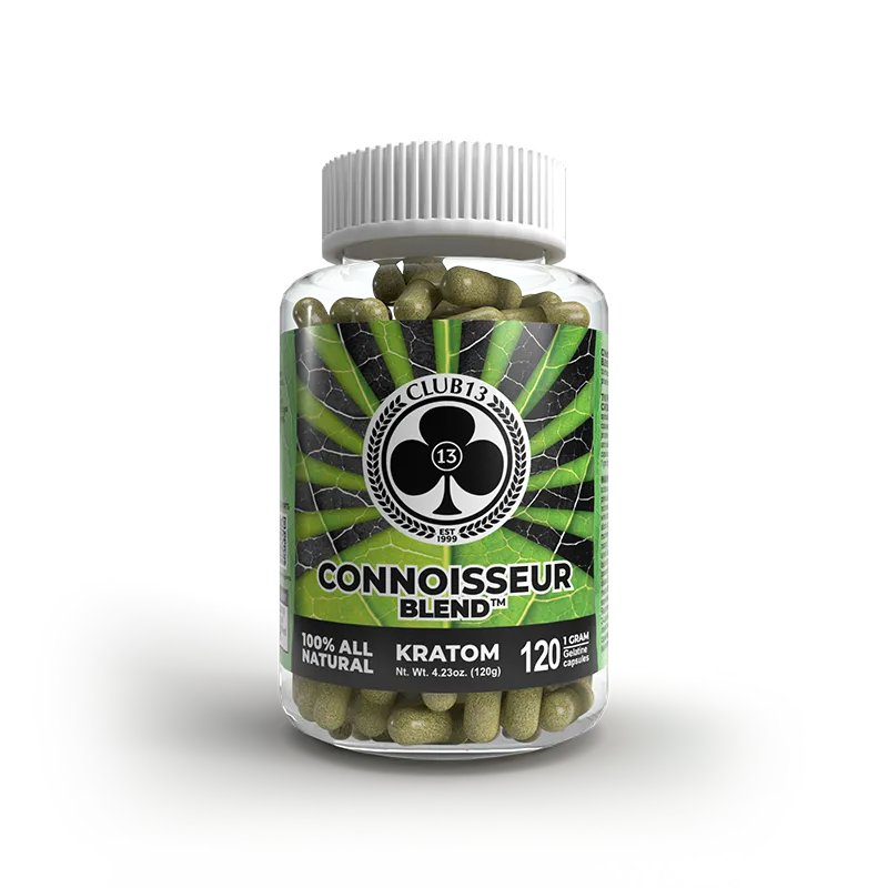 CLUB 13 KRATOM CAPSULE-CLUB 13 - CONNOISSEUR BLEND, 25MG