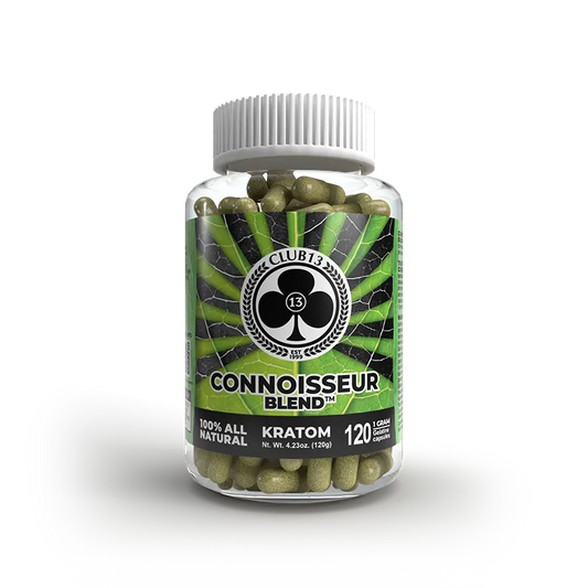 CLUB 13 KRATOM CAPSULE-CLUB 13 - CONNOISSEUR BLEND, 25MG