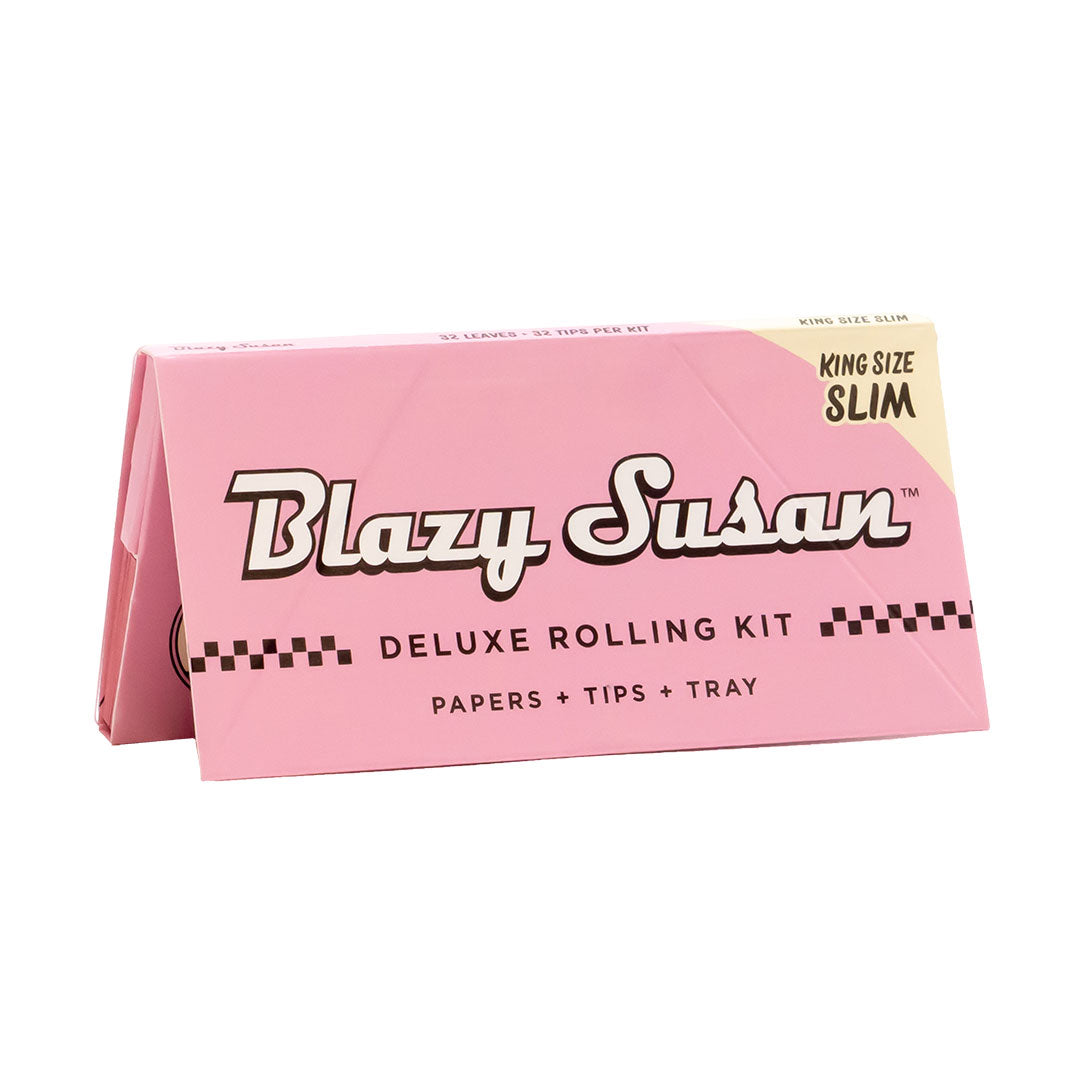 BLAZY SUSAN PAPER-BLAZY SUSAN - PINK PAPERS KING SIZE SLIM DELUXE KIT, 20PACKS/BOX