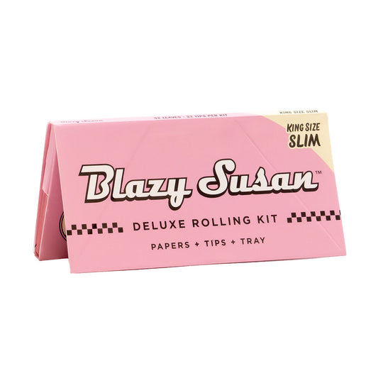 BLAZY SUSAN PAPER-BLAZY SUSAN - PINK PAPERS KING SIZE SLIM DELUXE KIT, 20PACKS/BOX