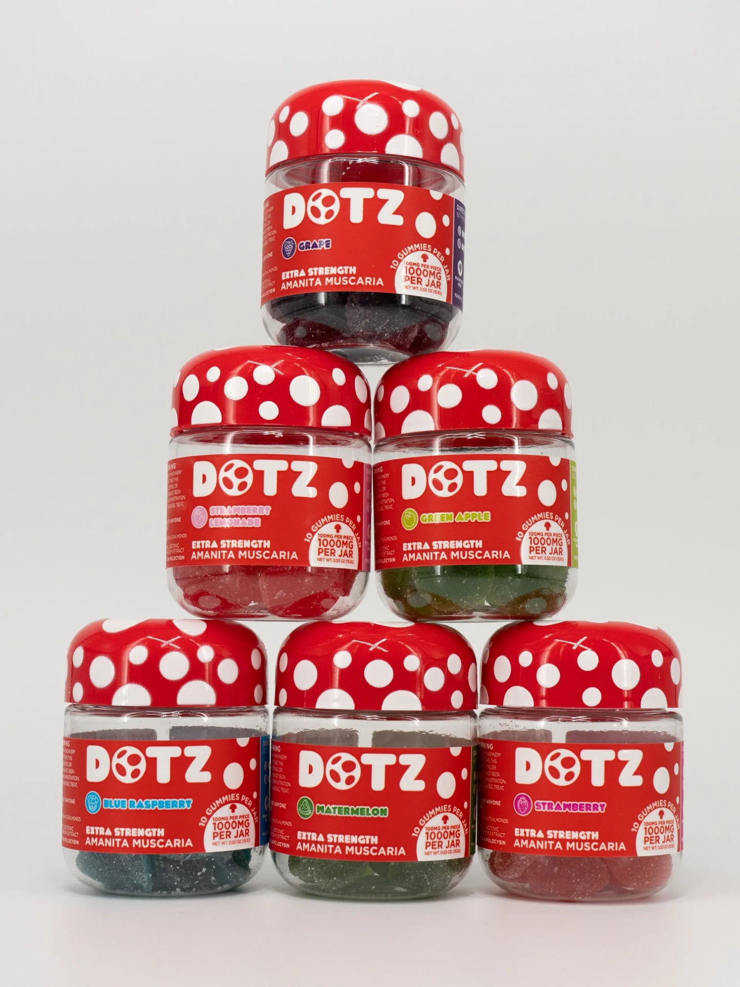 Mushroom Edibles-DOTZ – Mashroom Gummies Amanita Muscaria (6pcs/box)