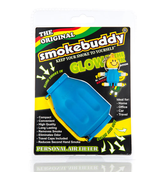 SMOKE BUDDY AIR FILTER-SMOKE BUDDY - RG GLOW BLUE