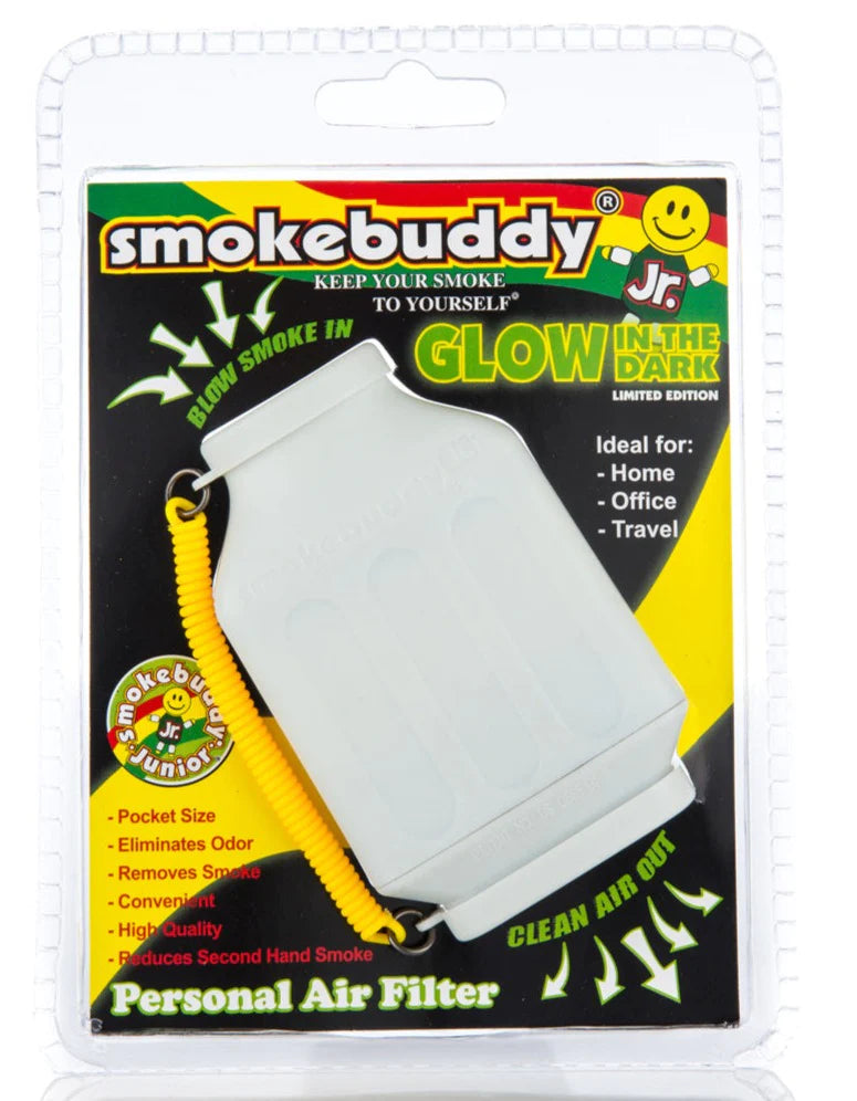 SMOKE BUDDY AIR FILTER-SMOKE BUDDY - JR GLOW WHITE