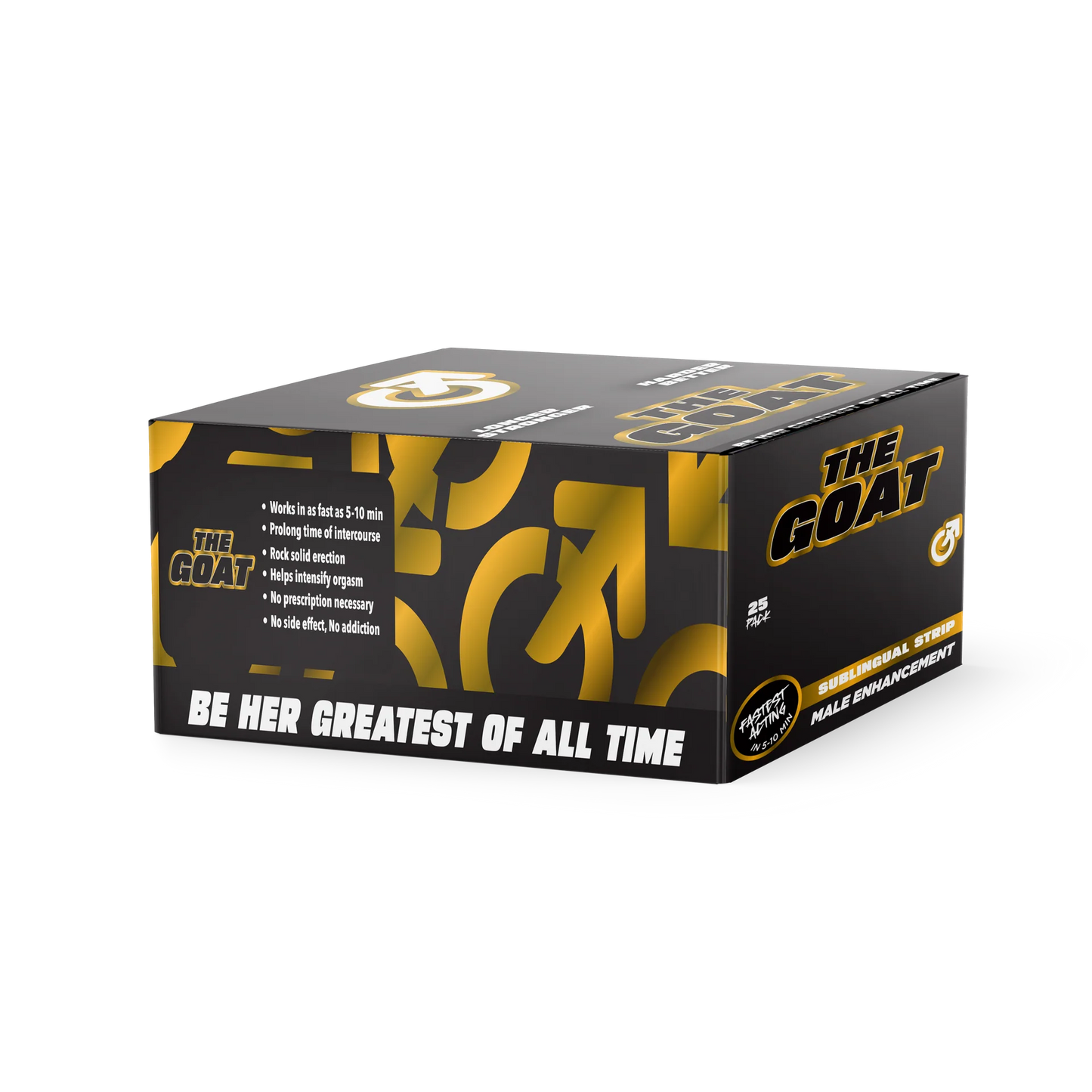 THE GOAT SUPPLEMENTS-THE GOAT - MALE ENHANCEMENT, SUBLINGUAL STRIP, 25PC/BOX