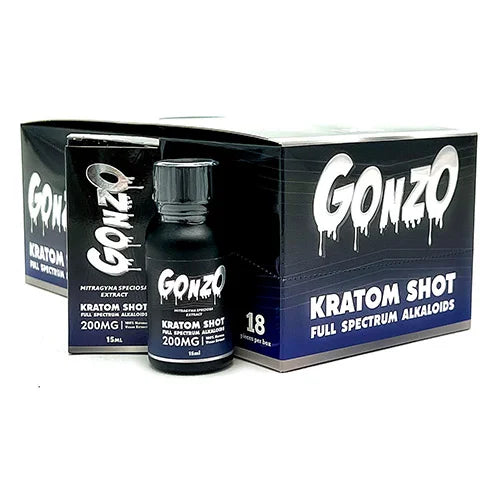 Kratom Drink-Gonzo -Full Spectrum Alkaloids, 15ml (18pc/box)