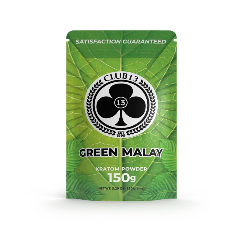 CLUB 13 KRATOM POWDER-CLUB 13 - GREEN MALAY