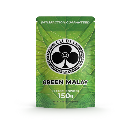 CLUB 13 KRATOM POWDER-CLUB 13 - GREEN MALAY