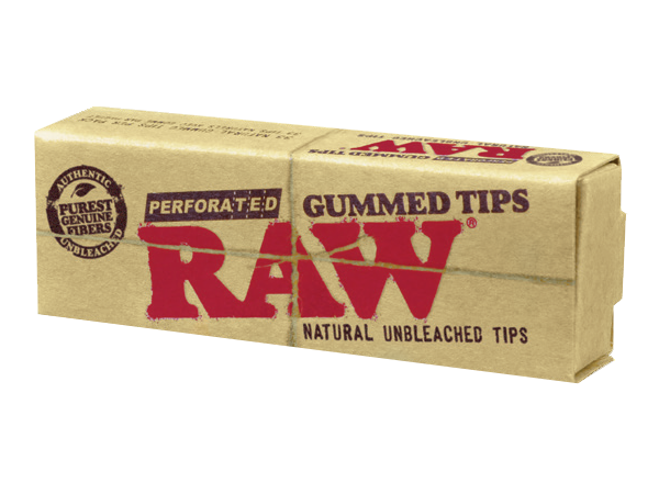 RAW PAPER ACCESSORIES-RAW - PAPER TIPS GUMMED 33CT, 24PC/BOX