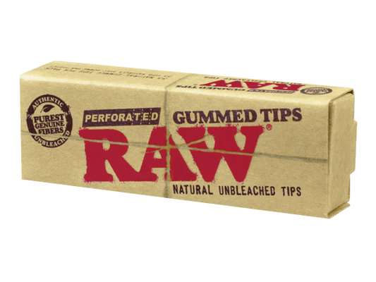 RAW PAPER ACCESSORIES-RAW - PAPER TIPS GUMMED 33CT, 24PC/BOX