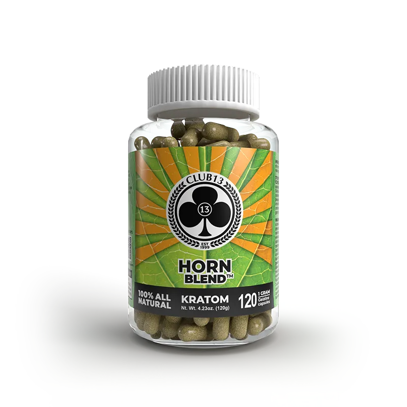 CLUB 13 KRATOM CAPSULE-CLUB 13 - HORN, 25MG