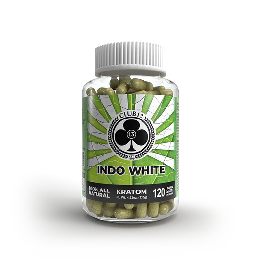 CLUB 13 KRATOM CAPSULE-CLUB 13 - INDO WHITE, 25MG