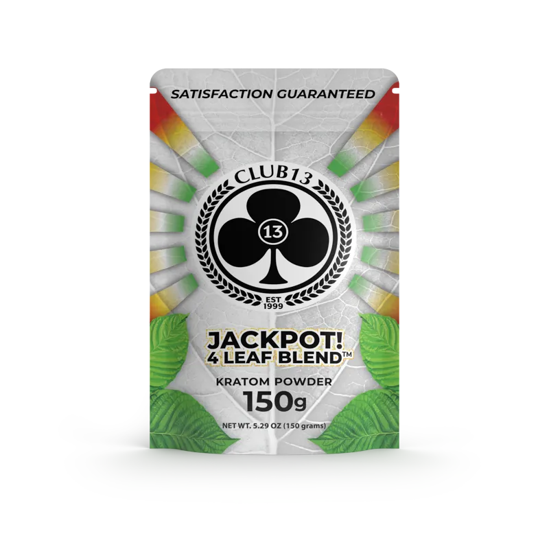 CLUB 13 KRATOM POWDER-CLUB 13 - JACKPOT 4 LEAF BLEND