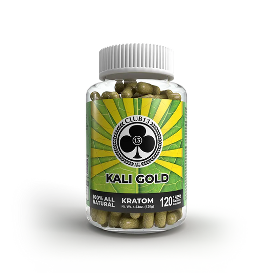 CLUB 13 KRATOM CAPSULE-CLUB 13 - KALI GOLD, 25MG