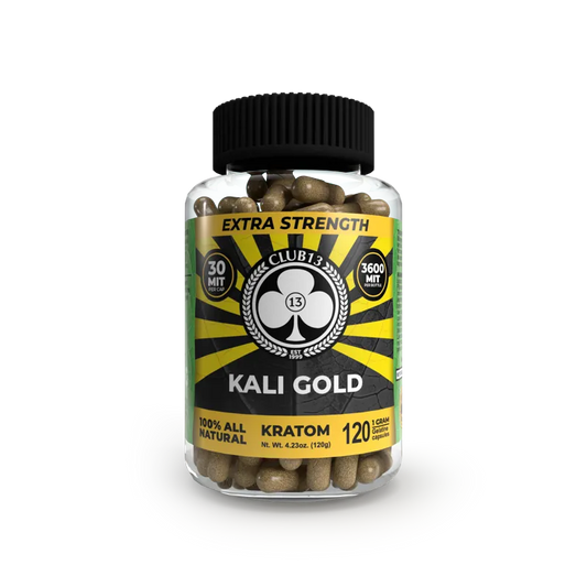 CLUB 13 KRATOM CAPSULE-CLUB 13 - EXTRA STRENGTH KALI GOLD, 750 MIT