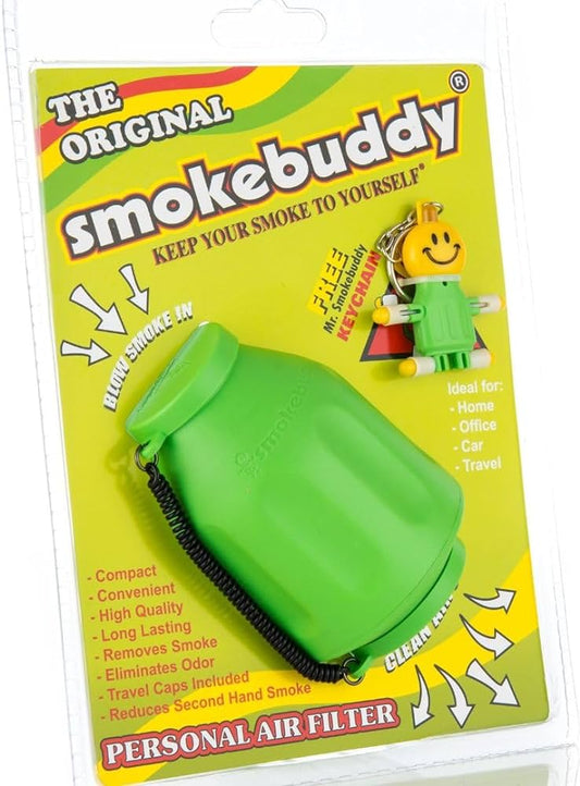 SMOKE BUDDY AIR FILTER-SMOKE BUDDY - RG LIME GREEN