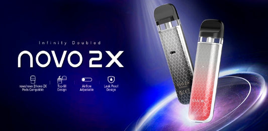 SMOK E-CIG POD KIT-SMOK - NOVO 2X 800MAH 2ML