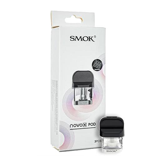 SMOK E-CIG COILS/PODS-SMOK - NOVOX REPLACEMENT CARTRIDGE W/COIL, 3PC/PACK