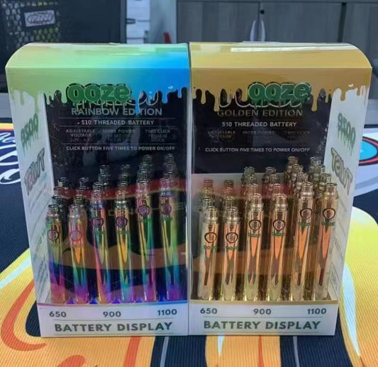 OOZE VAPORIZER BATTERY-OOZE - BATTERY TWIST 24CT/DISPLAY