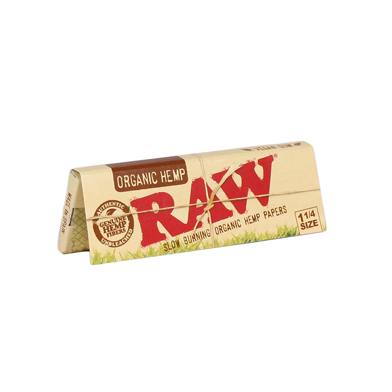 RAW PAPER-RAW - ORGANIC 1.25 SIZE, 24PC/BOX