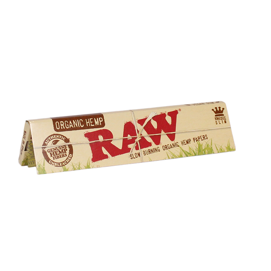 RAW PAPER-RAW - ORGANIC KING SIZE SLIM, 50PC/BOX