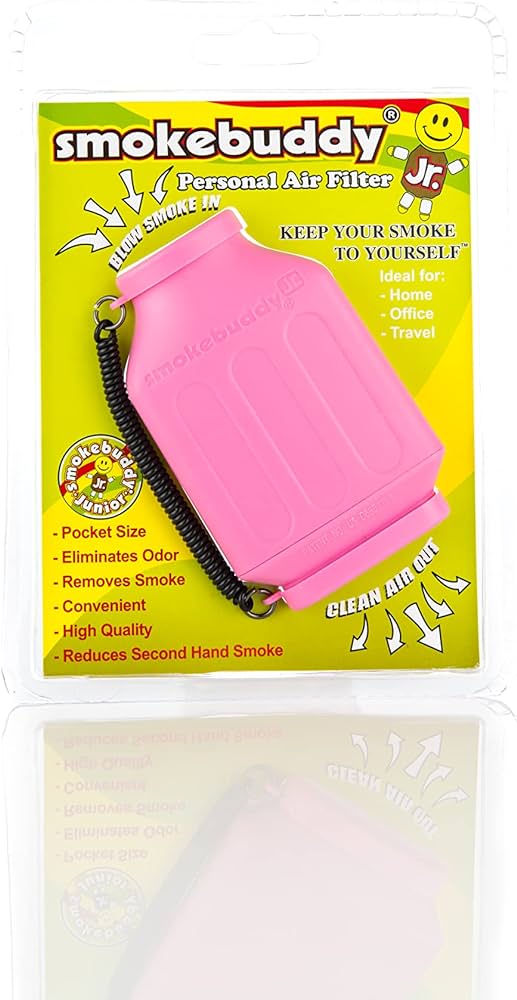 SMOKE BUDDY AIR FILTER-SMOKE BUDDY - JR PINK